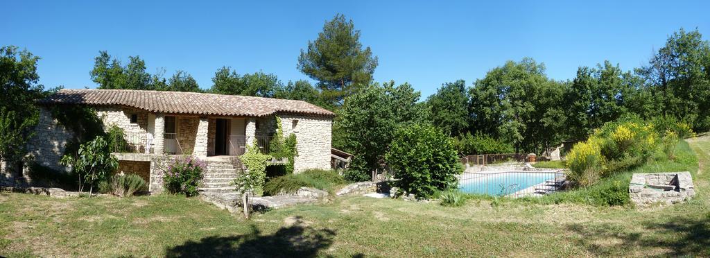 Hotel Lou Caleu Restaurant Le Rocher Des Abeilles Saint-Martin-de-Castillon エクステリア 写真