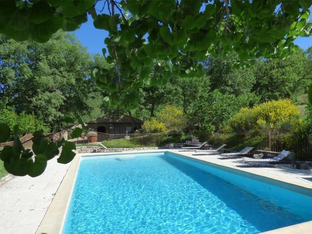 Hotel Lou Caleu Restaurant Le Rocher Des Abeilles Saint-Martin-de-Castillon エクステリア 写真